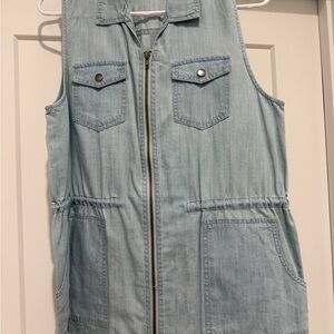 BB Dakota Light Blue Denim Vest